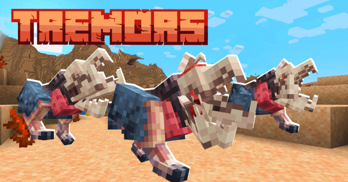 Tremors Addon (1.20) - MCPE/Bedrock Mod 1