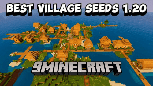 Top 5 Best Survival Village Seeds For Minecraft (1.20.6, 1.20.1) – Java/Bedrock Edition Thumbnail