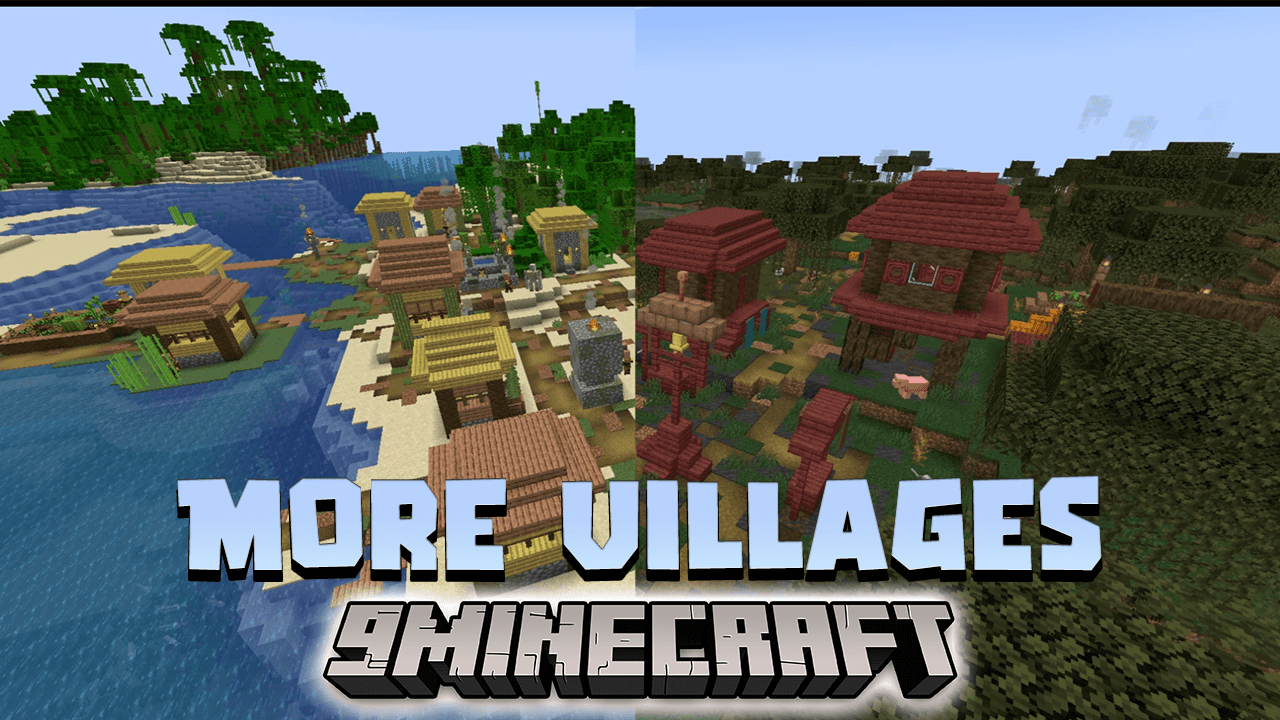 Vanilla Style Villages Data Pack (1.20.2, 1.19.4) - More Village Types! 1