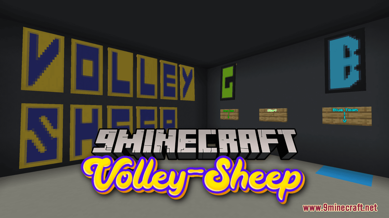 Volley-Sheep Map (1.21.1, 1.20.1) - Sheep Showdown 1