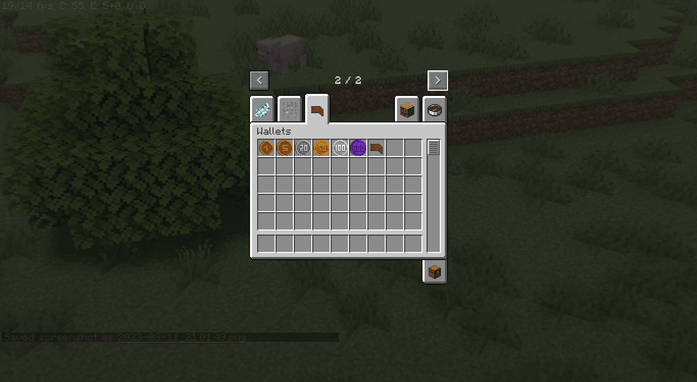 Wallets Mod (1.20.4, 1.19.4) - Coin Storage & Exchange System 4