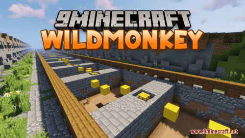 WildMonkey Map (1.21.1, 1.20.1) – 140 Parkour Levels Thumbnail