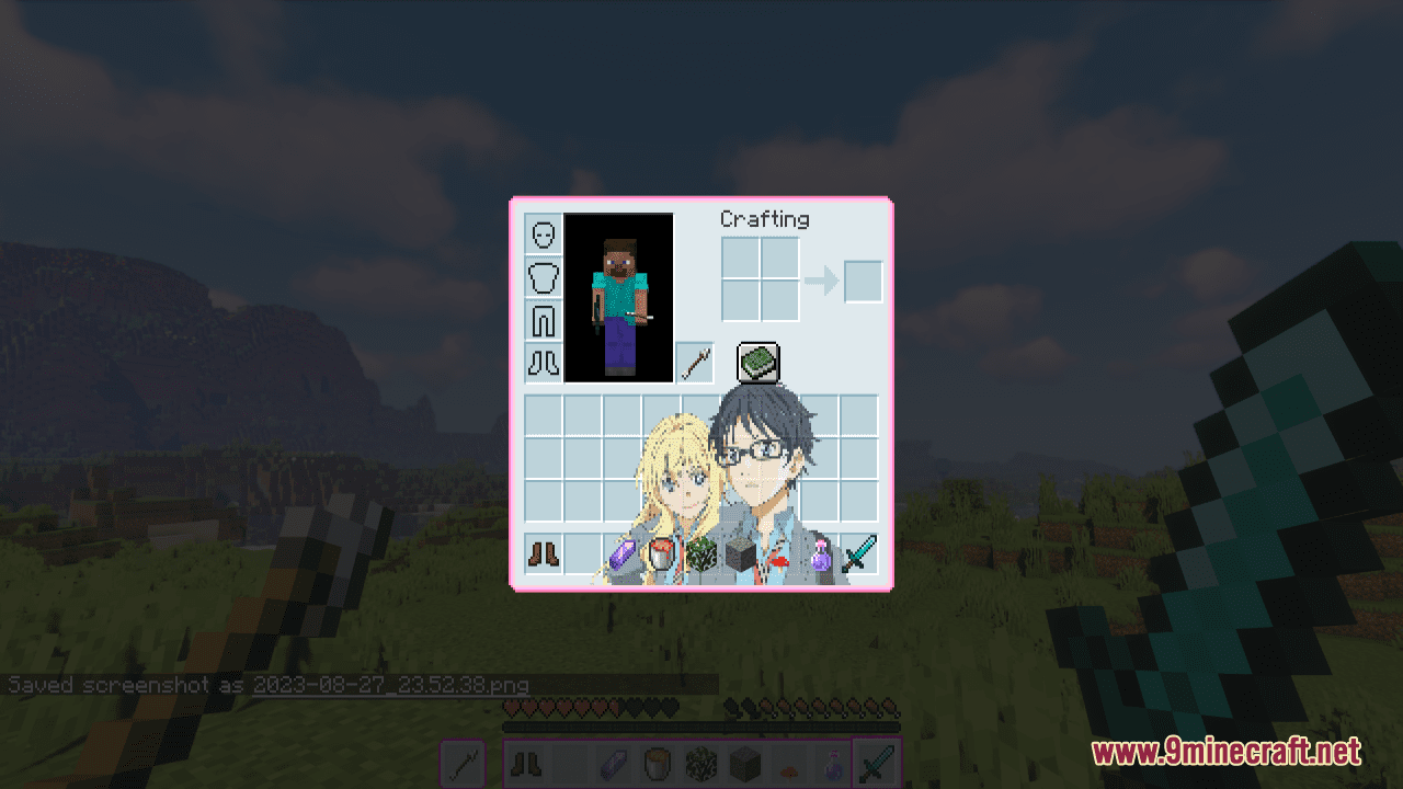 Your Lie in April Custom GUI Resource Pack (1.20.6, 1.20.1) - Texture Pack 6