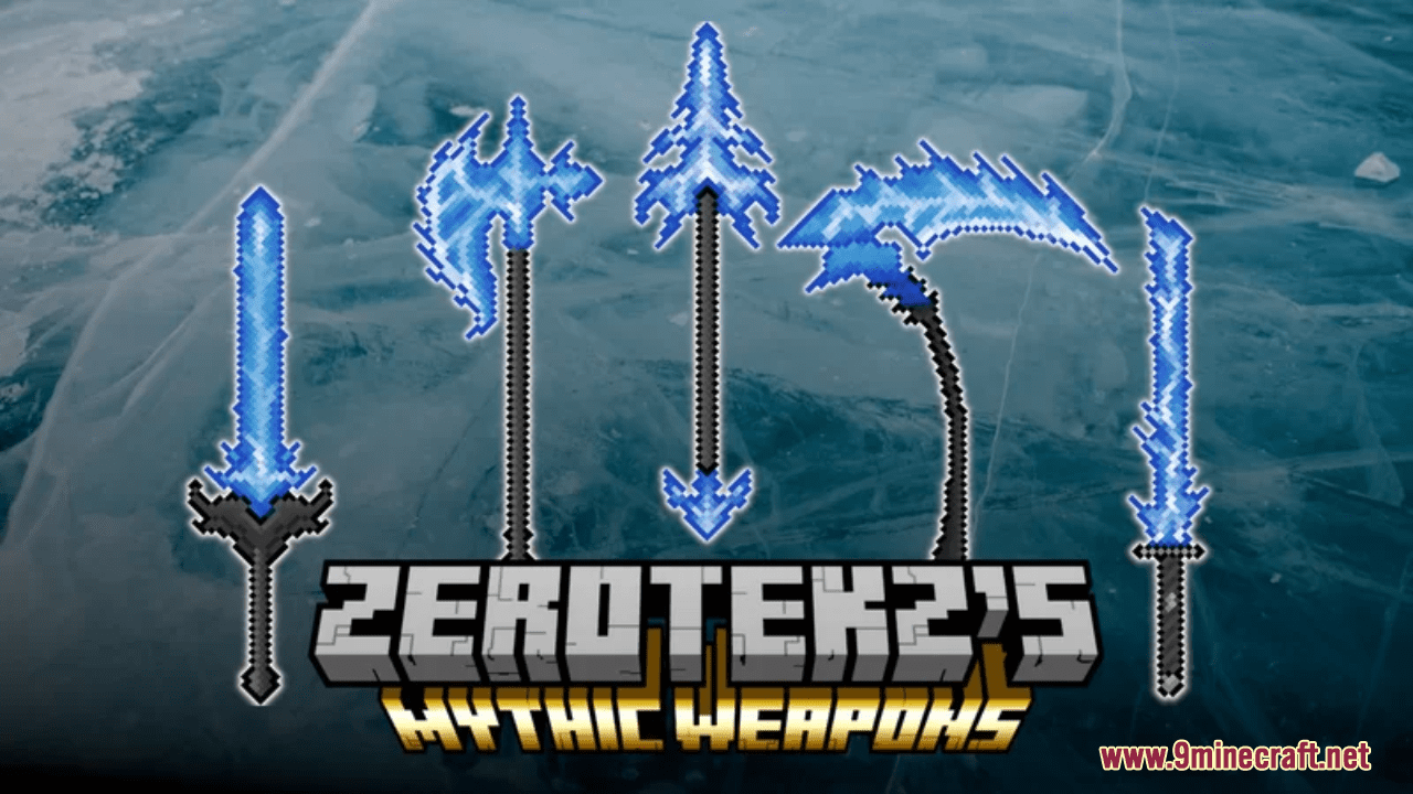 Zerotekz's Mythic Weapons Resource Pack (1.20.6, 1.20.1) - Texture Pack 1