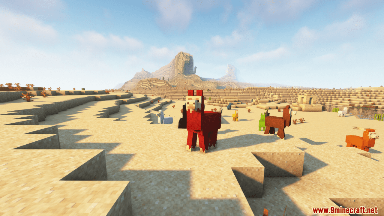 Colourful Llamas Mod (1.20.4, 1.19.4) - Dye, Shear, and Feast! 6