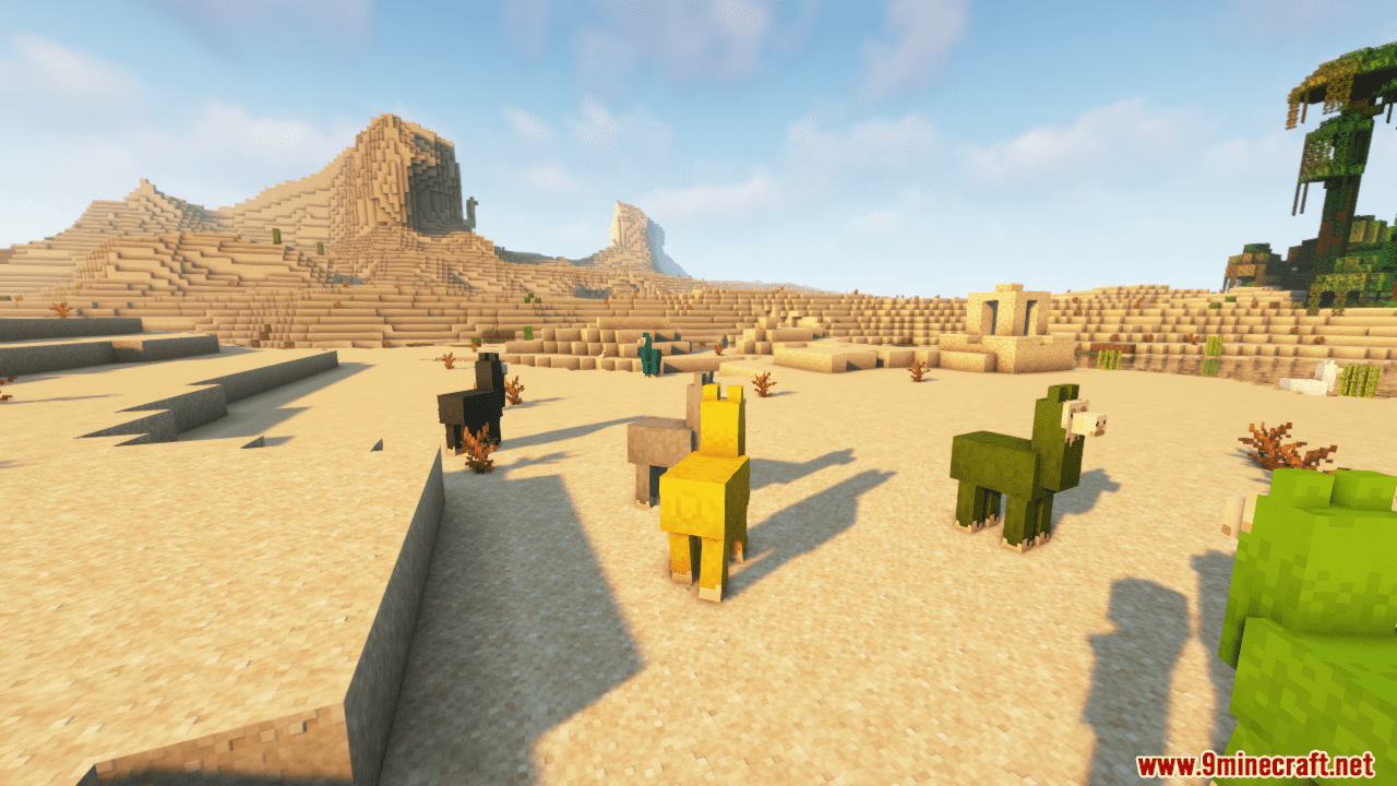 Colourful Llamas Mod (1.20.4, 1.19.4) - Dye, Shear, and Feast! 7