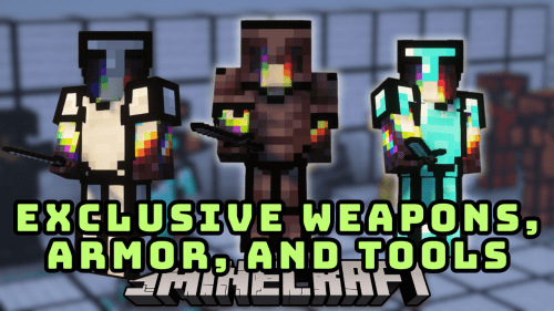 Exclusive Weapons, Armor, and Tools Mod (1.20.6, 1.20.1) – Exploring the Features of Newly Added Equipment Thumbnail