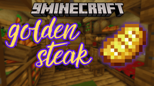 Golden Steak Mod (1.19.2, 1.18.2) – Exquisite Delight Thumbnail