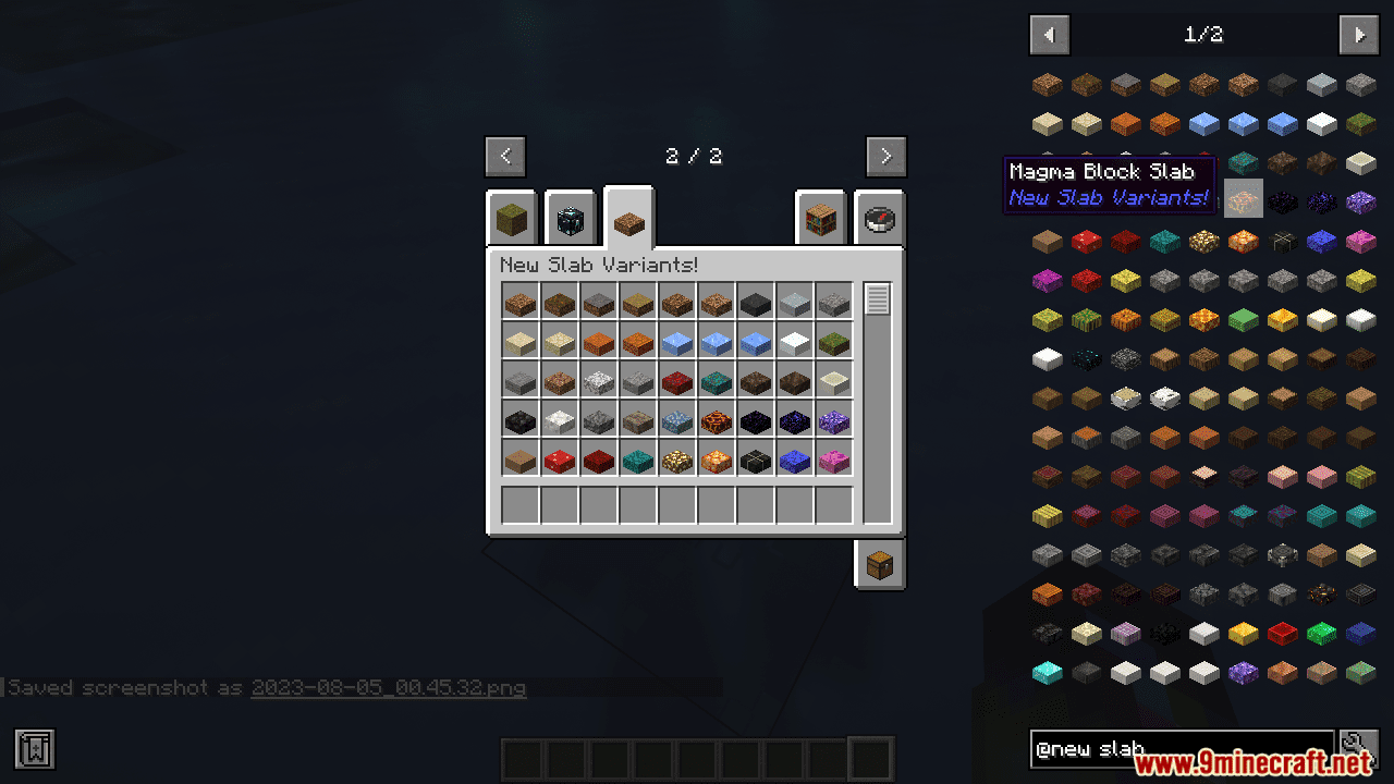 New Slab Variants Mod (1.21.1, 1.20.1) - Offering Over 200 Unique Slab Options 5