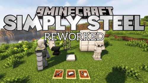 Simply Steel Reworked Mod (1.20.1, 1.19.4) – Advanced Tools with Steel Thumbnail