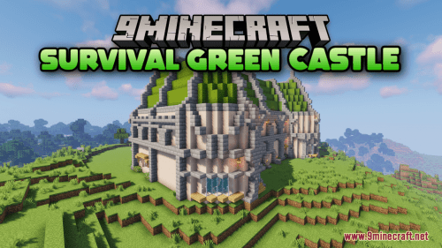 Survival Green Castle Map (1.20.4, 1.19.4) – Cozy Survival Thumbnail