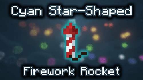 Cyan Star-Shaped Firework Rocket – Wiki Guide Thumbnail