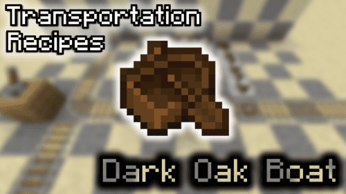 Dark Oak Boat – Wiki Guide Thumbnail