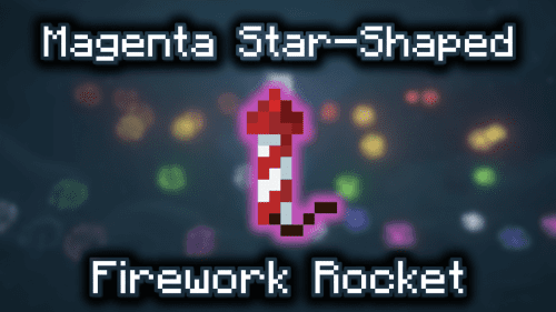 Magenta Star-Shaped Firework Rocket – Wiki Guide Thumbnail
