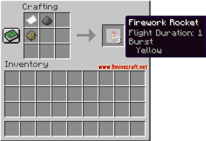 Yellow Burst Firework Rocket - Wiki Guide 6