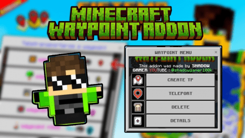 Advanced Waypoint Addon (1.20) – MCPE/Bedrock Mod Thumbnail