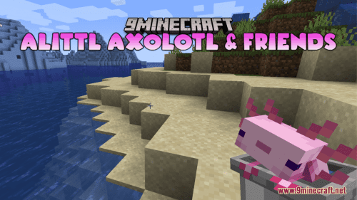 Alittl Axolotl & Friends Resource Pack (1.20.6, 1.20.1) – Texture Pack Thumbnail