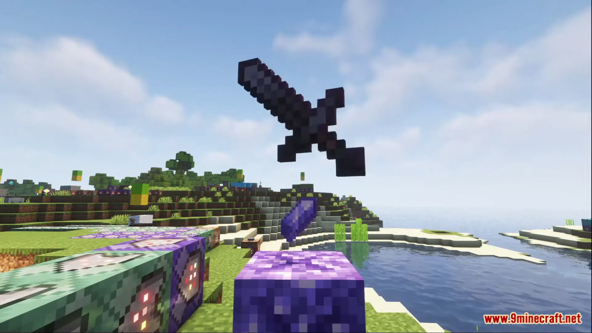 Amethyst Sword Data Pack (1.20.2, 1.19.4) - New Sword In Minecraft! 3