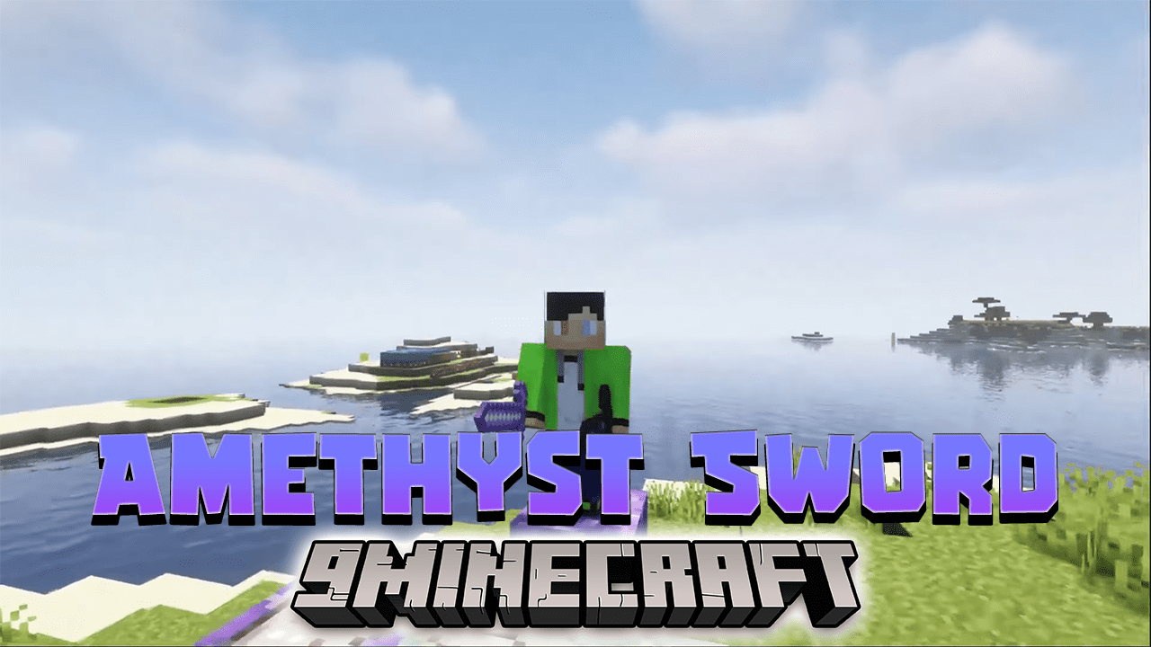 Amethyst Sword Data Pack (1.20.2, 1.19.4) - New Sword In Minecraft! 1