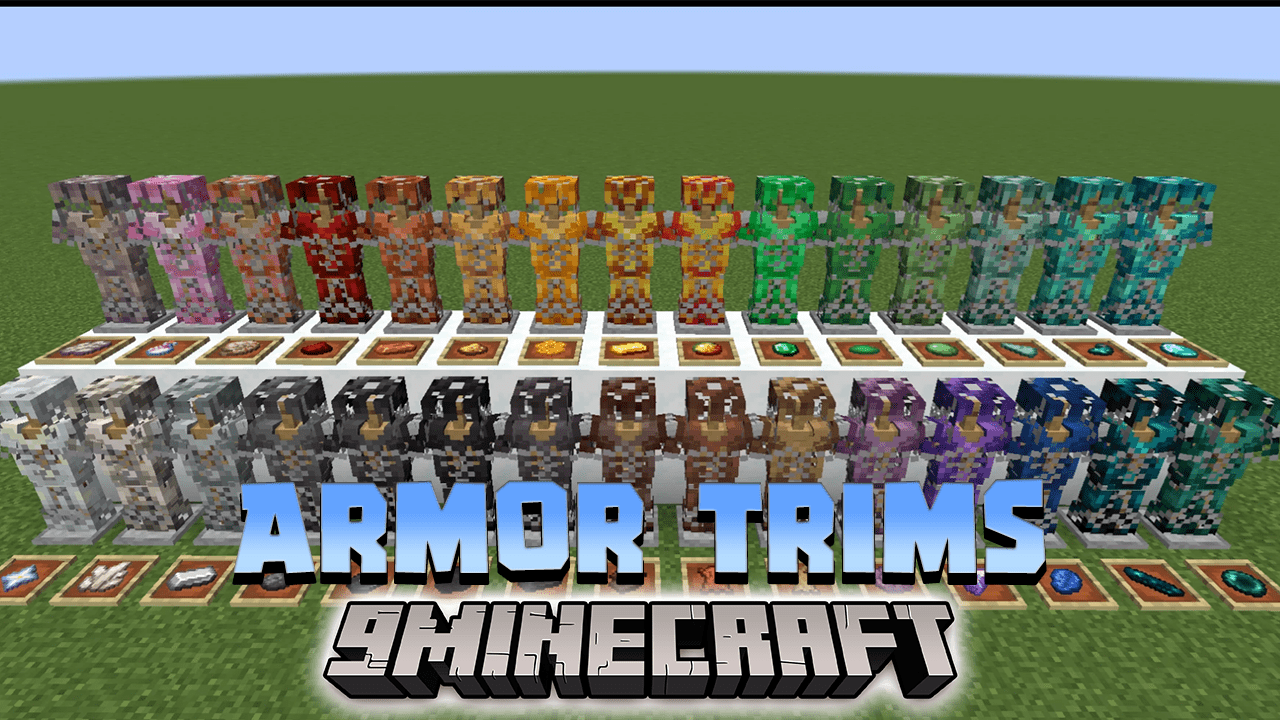 Armor Trims Plus Data Pack (1.20.2, 1.19.4) - Customize Your Armor In Style! 1