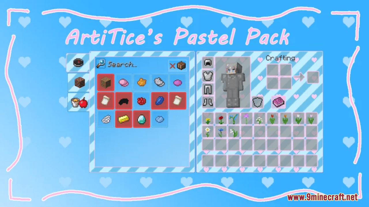 ArtiTice's Pastel Resource Pack (1.20.6, 1.20.1) - Texture Pack 1