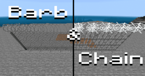 Barb and Chain Addon (1.19) – MCPE/Bedrock Mod Thumbnail