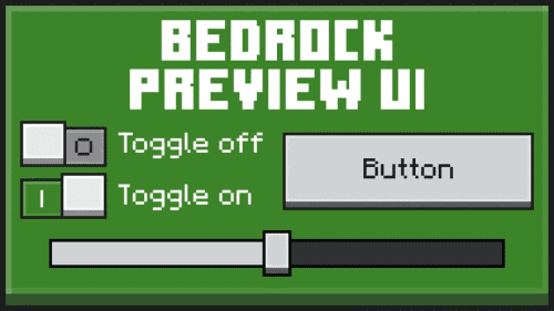 Bedrock Preview UI Pack (1.19, 1.18) – MCPE/Bedrock Thumbnail