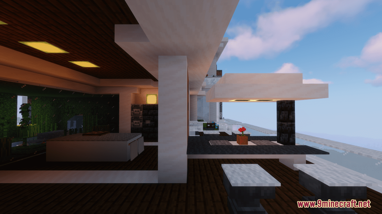 Cliff Modern House Map (1.21.1, 1.20.1) - Contemporary Elegance 6