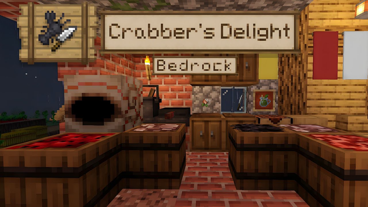 Crabber's Delight Bedrock Addon (1.20) - Farmer's Delight Unofficial Port 1