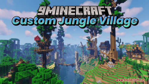 Custom Jungle Village Map (1.21.1, 1.20.1) Thumbnail