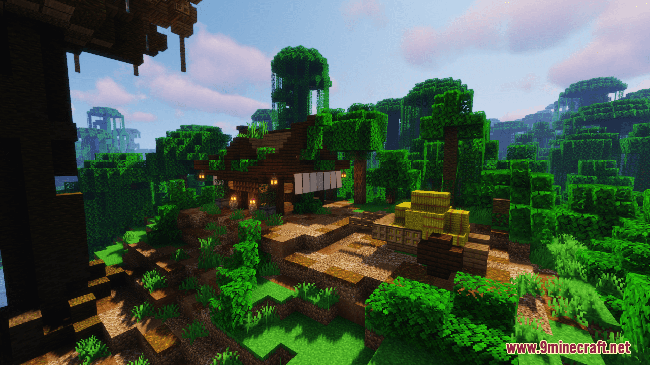 Custom Jungle Village Map (1.21.1, 1.20.1) 4