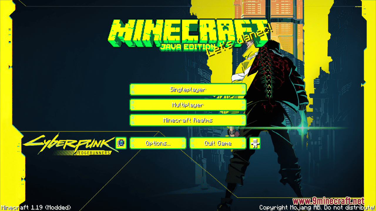 Cyberpunk: Edgerunners Custom GUI Resource Pack (1.20.6, 1.20.1) - Texture Pack 3