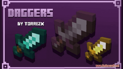 Daggers Resource Pack (1.20.6, 1.20.1) – Texture Pack Thumbnail