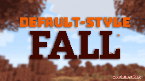 Default-Style Fall Resource Pack (1.20.6, 1.20.1) – Texture Pack Thumbnail