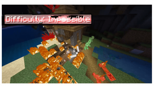 Difficulty: Insane Addon (1.20, 1.19) – MCPE/Bedrock Mod Thumbnail