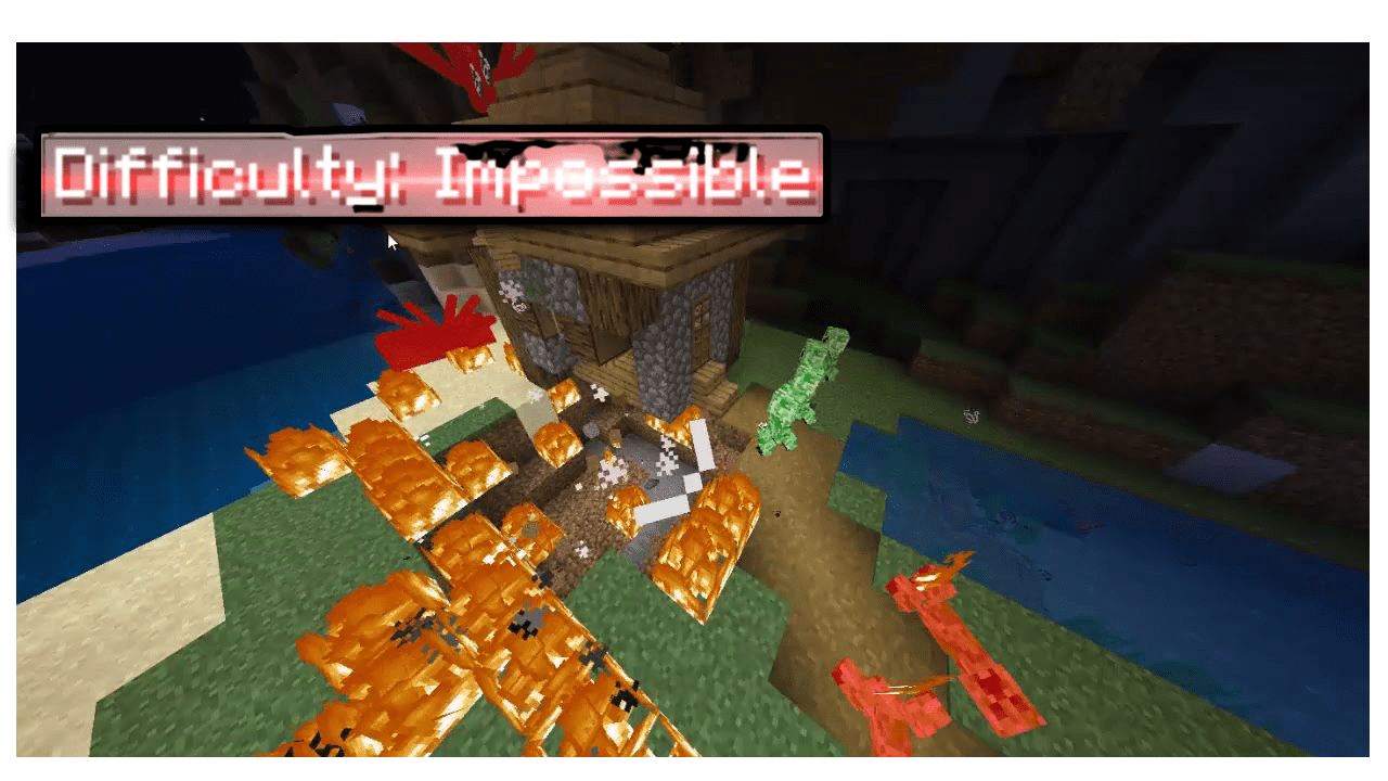 Difficulty: Insane Addon (1.20, 1.19) - MCPE/Bedrock Mod 1