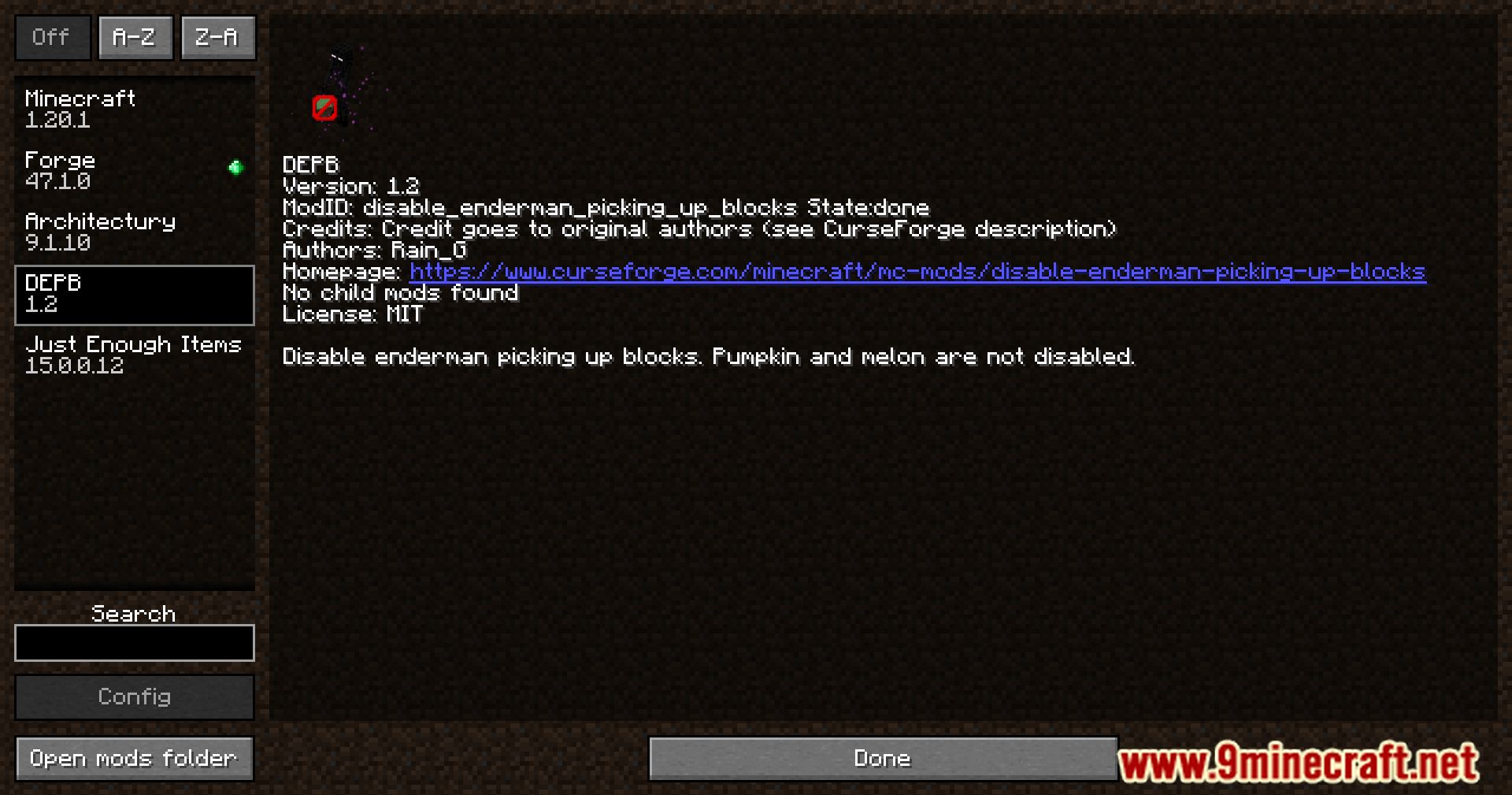 Disable Enderman Picking Up Blocks Mod (1.20.1, 1.19.4) - Block Safeguard, Preventing Endermen From Grabbing In Minecraft!! 2