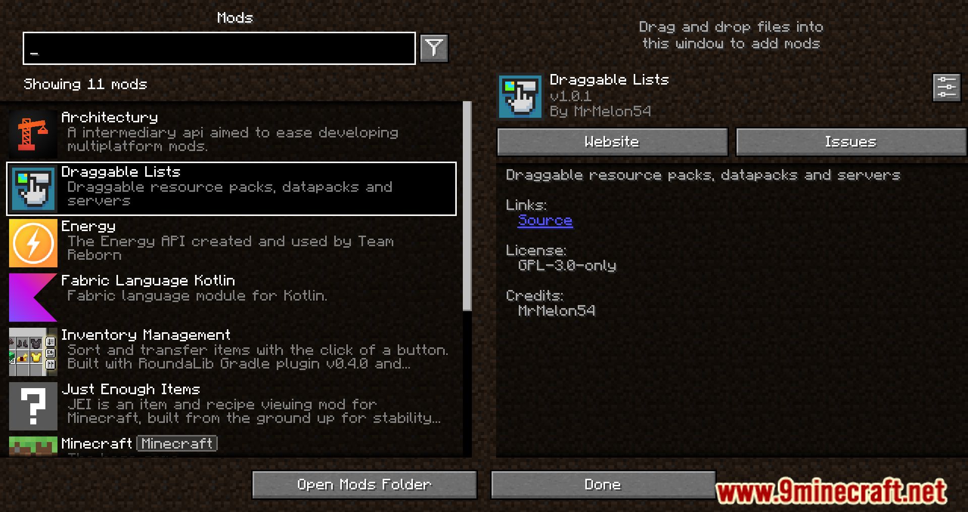 Draggable Lists Mod (1.20.4, 1.19.4) - Simplify Resource Pack and Server Management 2