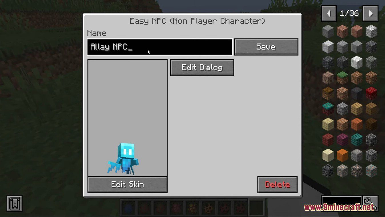 Easy NPC Mod (1.20.2, 1.19.4) - Create Easily NPCs with Dialogs 4