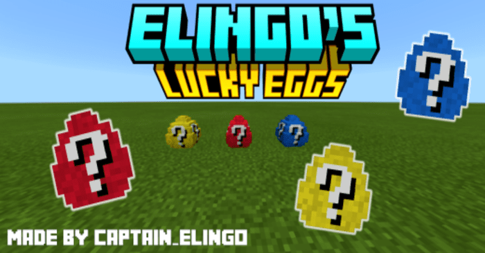 Elingo's Lucky Eggs Addon (1.20, 1.19) - MCPE/Bedrock Mod 1