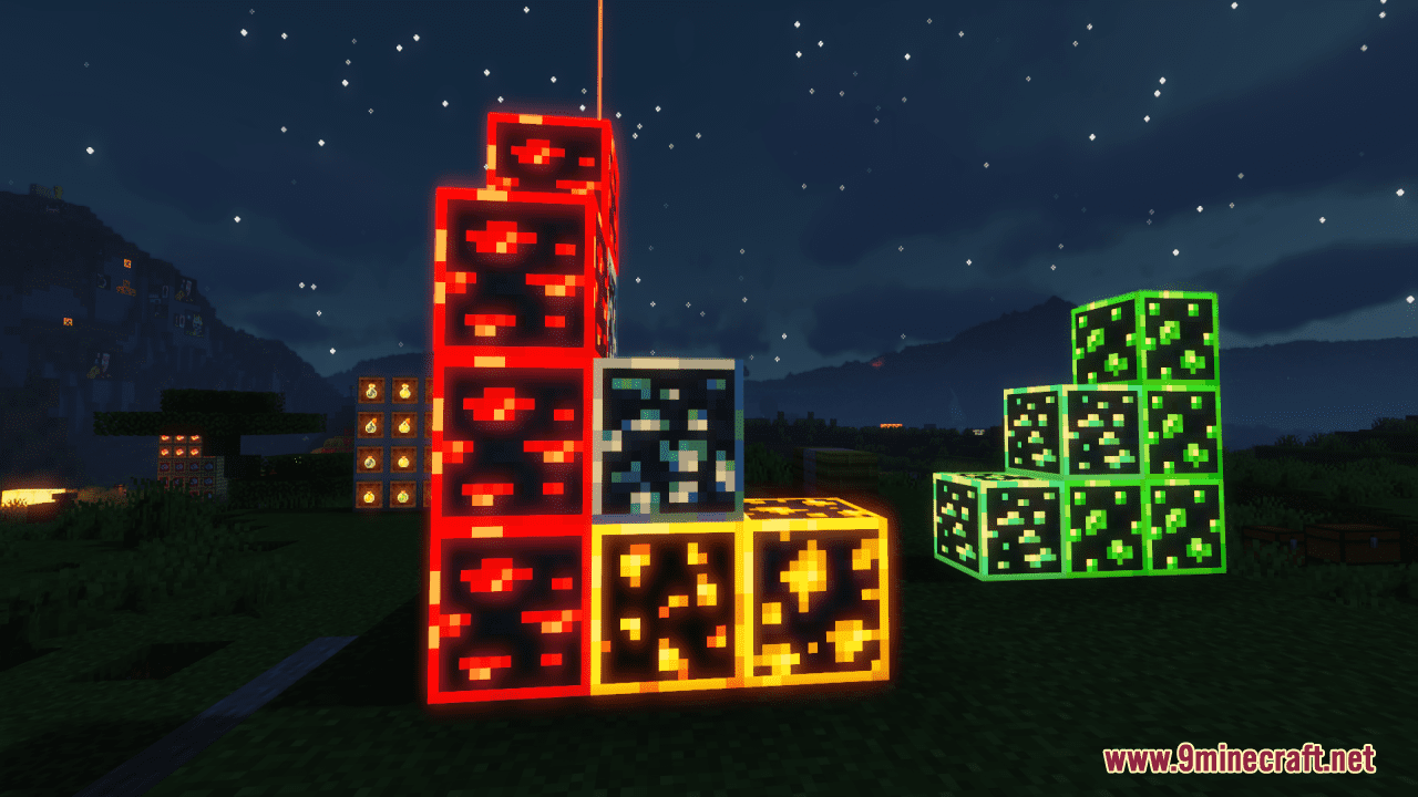 Emissive Ore Outlines Resource Pack (1.20.6, 1.20.1) - Texture Pack 7