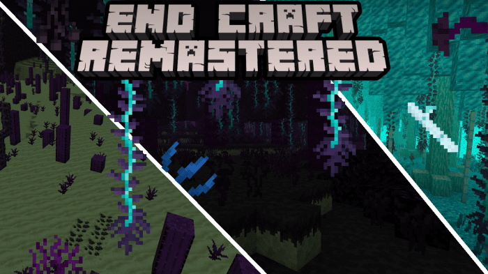 Endcraft Remastered Addon (1.20) - MCPE/Bedrock Mod 1