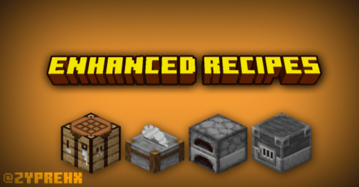 Enhanced Recipes Addon (1.20, 1.19) - MCPE/Bedrock Mod 1