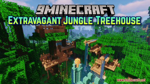 Extravagant Jungle Treehouse Map (1.21.1, 1.20.1) – Explore the Lush Wilderness Thumbnail