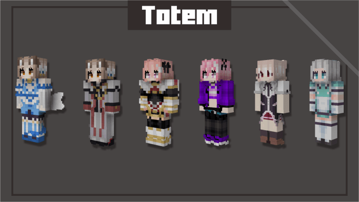 Femboy Totem Texture Pack (1.20, 1.19) - MCPE/Bedrock 3