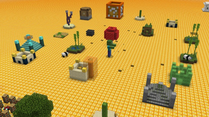 Flat Lucky Worlds Map (1.20) - MCPE/Bedrock 10