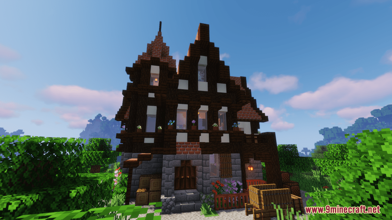 Germanic Style House Map (1.21.1, 1.20.1) - A Taste of Germanic Elegance 3