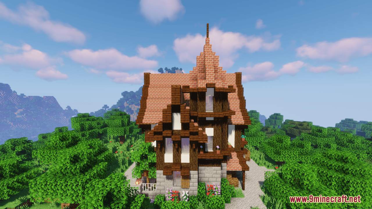 Germanic Style House Map (1.21.1, 1.20.1) - A Taste of Germanic Elegance 4