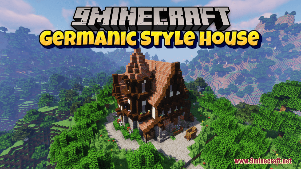 Germanic Style House Map (1.21.1, 1.20.1) - A Taste of Germanic Elegance 1