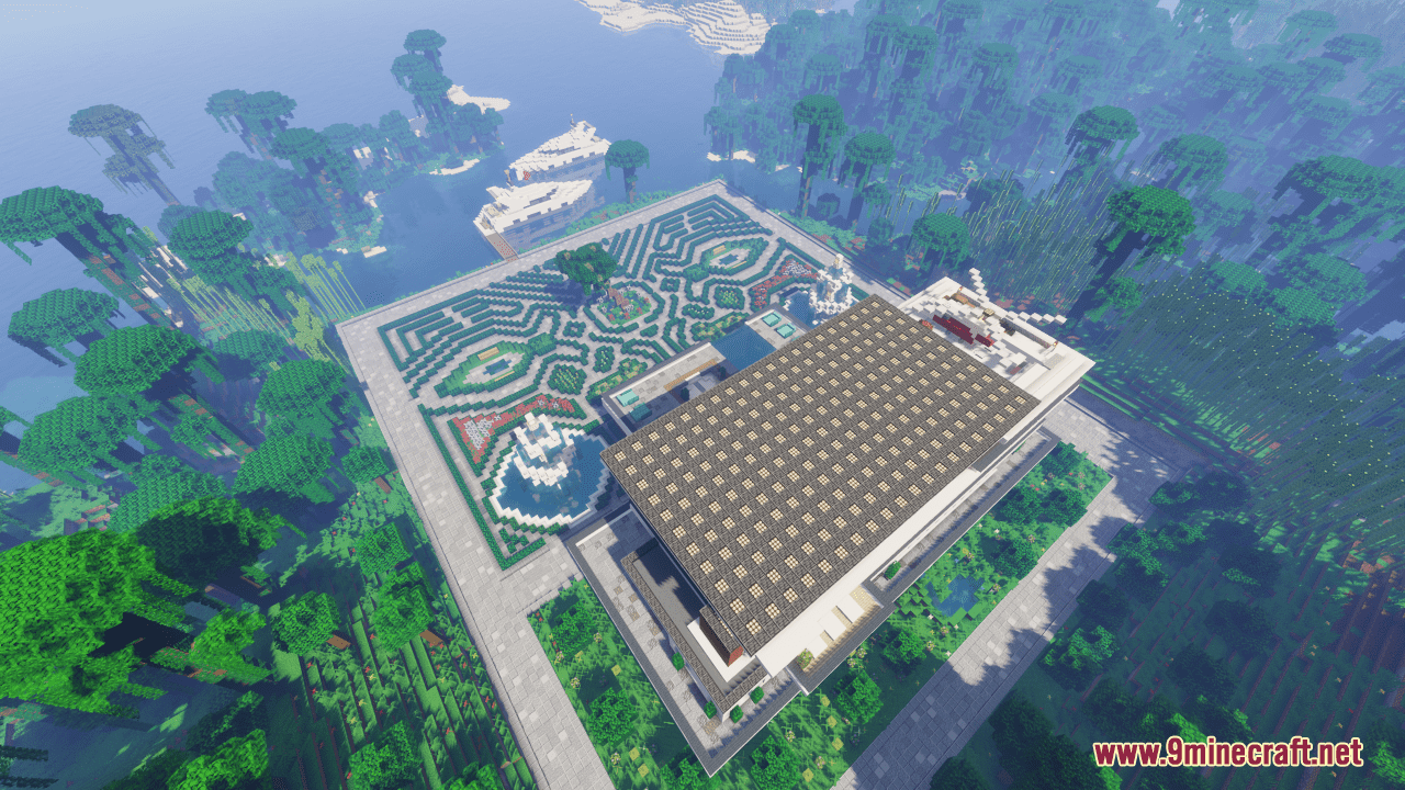 Giant Modern House Map (1.21.1, 1.20.1) - A Minecraft Architectural Gem 9